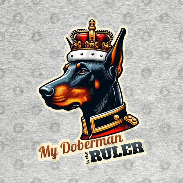 King Queen Doberman by k9-tee